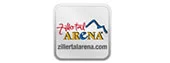 Logo of Zillertalarena with website address zillertalarena.com
